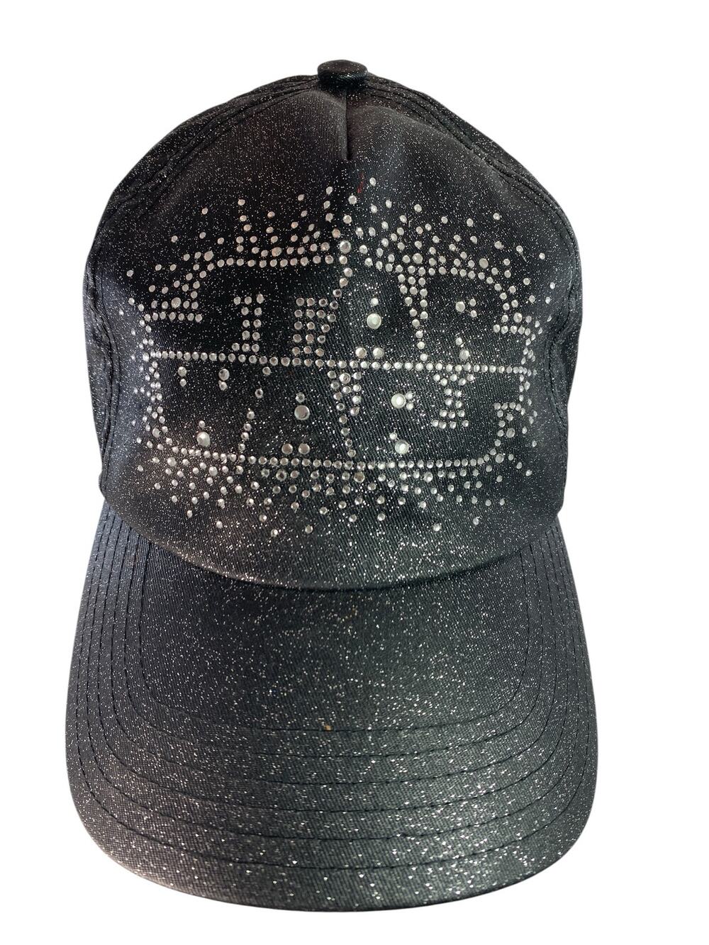 Disney Parks Star Wars Rhinestone Glitter Hat Black Sparkle Cap Adult